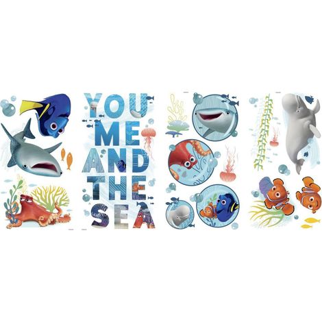 Stickers repositionnables Le Monde De Dory et ses amis de Disney 25,4CM X 45,7CM (1/3)
