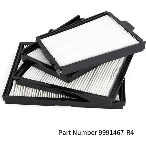 Set di 4 filtri per pulitori per piscina compatibili con Dolphin S200, Proteus DX4, Active 20, Active 30, M600, Explorer E30, codice articolo 9991467-R4 (1/4)