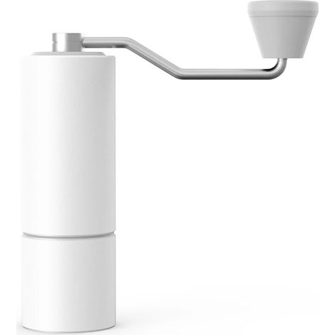 Moulin à café manuel, 25 g, blanc, C2 Up, avec mouture réglable pour expresso, cafetière à piston et café filtre, idéal pour la maison, le bureau et les voyages.-AquaForge (1/5)