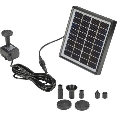 Solar Water Fountain, 2W Energy-Saving Solar Bird Bath Fountain Pump for Gardens (1/5)
