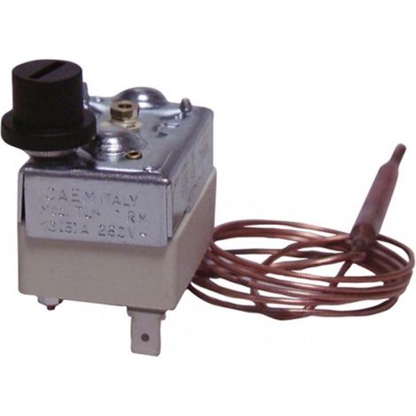 Aquastat de sécurité à bulbe réarmement manuel - Diamètre: 6 mm - Longueur: 100 mm