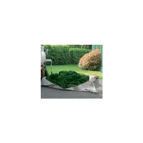 Telo raccolta sfalciatura erba foglie 4x4 mt portata 300 Kg peso 3,95 kg R342231