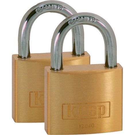 Kasp K12040D2 Lucchetto 40 mm Oro - Giallo Serratura a chiave