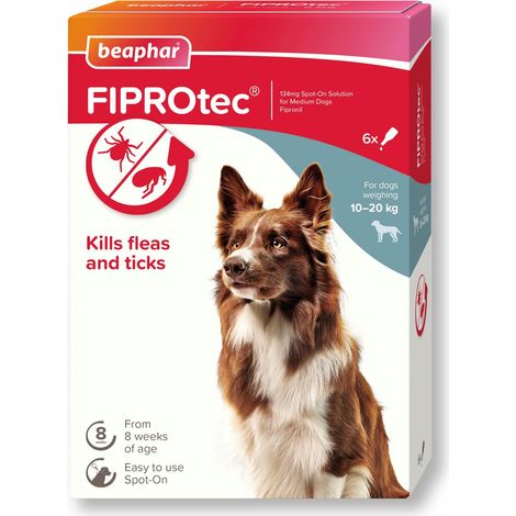 Beaphar Fiprotec Spot On Medium Dog (6 Pipettes) - 260704 (1/5)