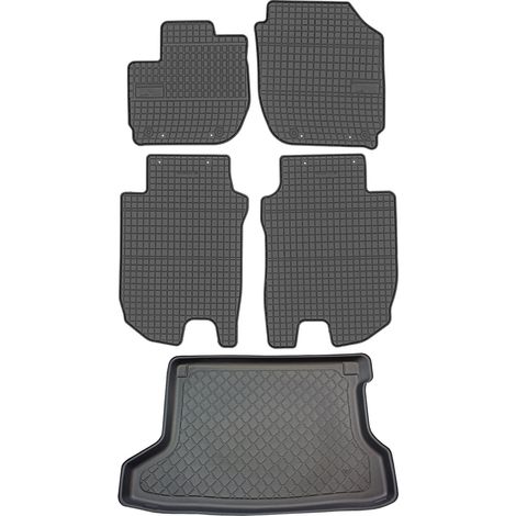 Honda HR-V II SUV desde septiembre de 2015. JUEGO - Alfombrillas de goma para coche + alfombrilla para maletero