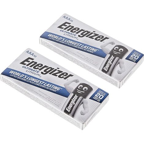 Ultimate Lithium, Pilas AAA de Litio (20 Unidades, EN-L92-20PK, Gadget & Electronics Store) (1/3)
