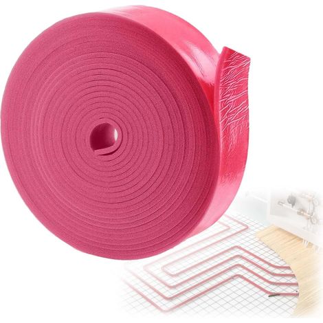 Edge Insulation Tape,5cm5mm20m Self Adhesive Insulation Tape,Floor Edge Edge Insulation Tape,For Sealing Between Floor Heating Panels And Walls (1/5)