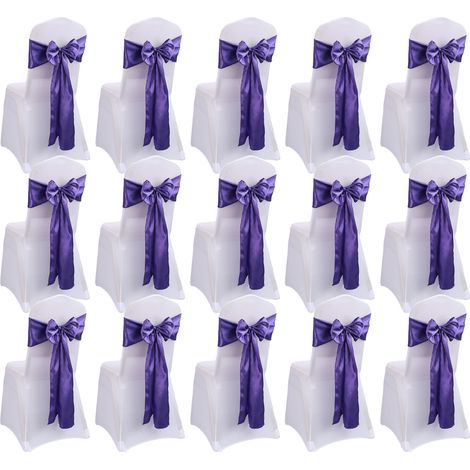 Sash Chaise - Satin 17 cm x 275 cm - Pour Décoration de Mariage, Banquet et Événement - 20 Pièces (1/5)