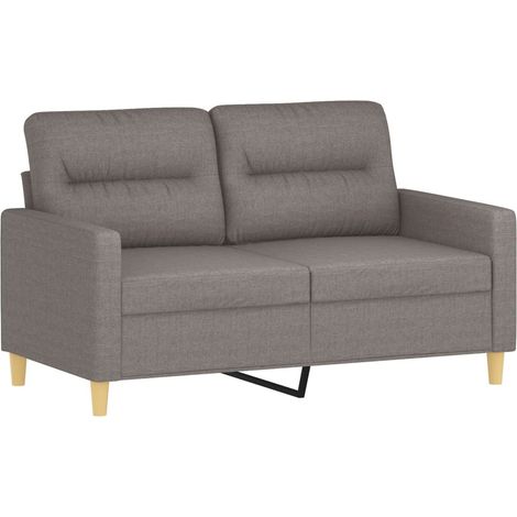 Divano a 2 Posti Tortora 120 cm in Tessuto vidaXL 696566 (1/5)