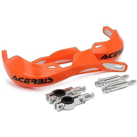 Motorrad-Lenkerschutz 28 mm/22 mm für Honda, KTM, Suzuki, Kawasaki, Yamaha CR, EXC, YZF, WRF – Orange (1/5)
