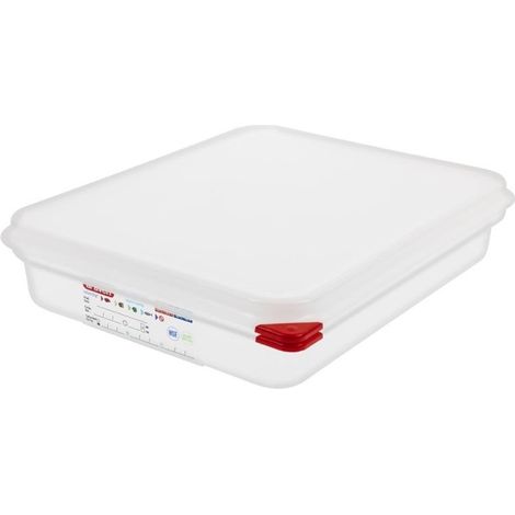 Boîte alimentaire avec couvercle GN 1/2 - Araven  4 L- Lot de 4 (1/5)