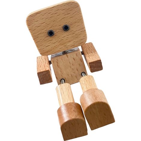 Statuetta di uomo in legno che trema, accessori - Deposito T (1/2)