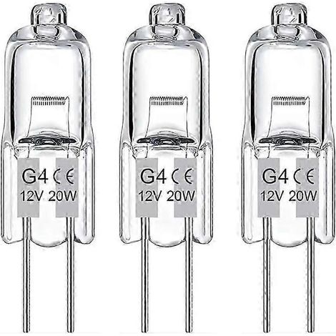 Pacchetto di 20 lampade alogena G4 20W 12V Luci bianco caldo per una perfetta Illuminazione (1/5)