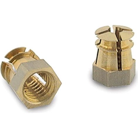 tuerca expansible laton m8-13 sin pastilla  para taladro 10mm. (1/2)