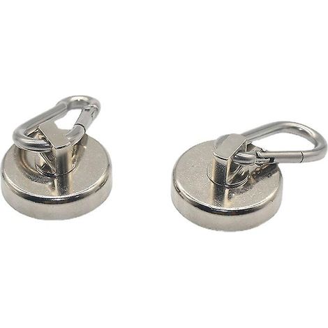 Anneaux d'escalade magnétiques avec boucle en néodyme et boucle pivotante pour une rotation à 360 degrés, utilisation intérieure et extérieure (1/5)