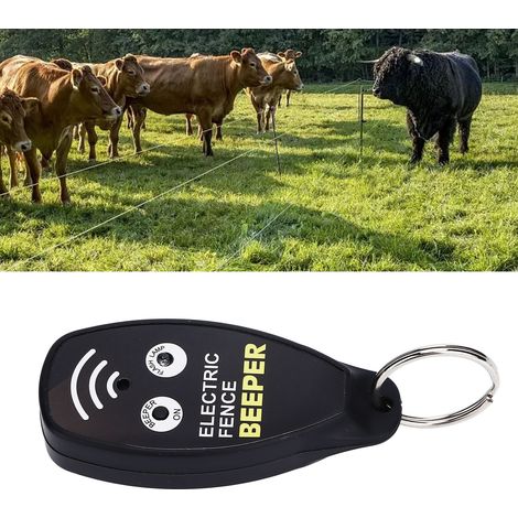 Detector de voltaje portátil para cercas eléctricas con sonido de pitido y luz roja para agricultura y jardinería. (1/5)