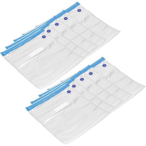 Lot de 10 sacs de stockage sous vide pour filament imprimante 3D avec pompe manuelle et clip anti-oxydation PE PP 34x30cm (1/5)