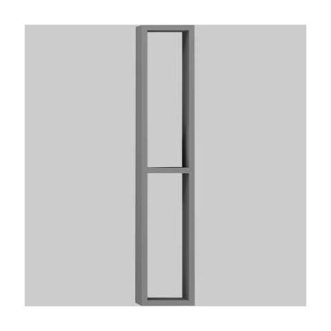 PENSILE D'ARREDO DOPPIO VANO Grigio 15 x 80 cm SAVINIDUE