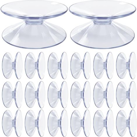 Ventouses Double Face,Ventouse pour en Table Verre,Sans Crochet,40mm (1/5)