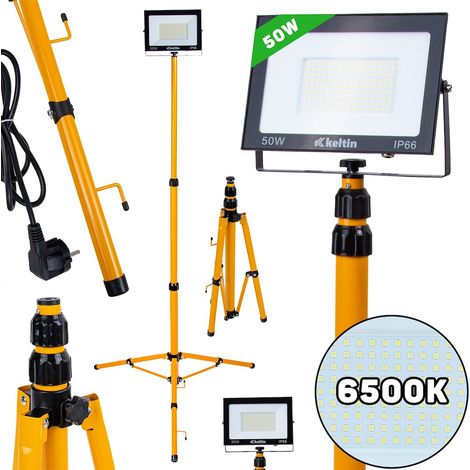 Projecteur LED 50W avec trépied réglable (1/5)