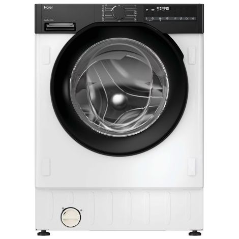 Lavasecadora integrable 9/6kg 1600rpm Haier BHA6SD696M6DB9SVapor Blanca Clase A/D