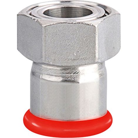 Ecrou tournant femelle à sertir électrozingué SERTIsteel Carbone - Empreinte M 20x27 - Ø15 mm