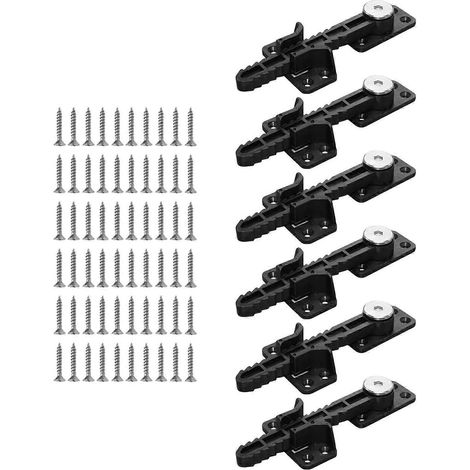 Ensemble de 6 pièces pour canapé d'angle, support de fixation multifonctionnel pour canapé de bureau (1/4)