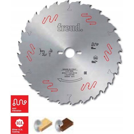 Freud LU1F Disco de corte 250 mm para máquinas de madera