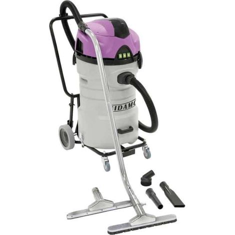 Aspirateur eau et poussières cuve Polypropylène JET 100P - 55 L - 230V 3x 1200W - 20402048 - Sidamo (1/3)