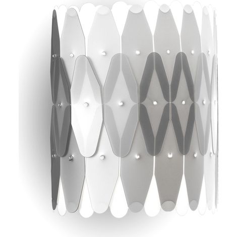 Applique Moderna Amanda Polilux ® Argento 1 Luce E27 (1/2)