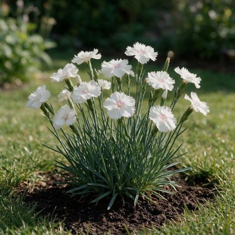 Oeillet Haytor White 20cm Godet 9cm - Dianthus (1/4)