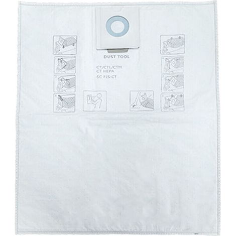 Lot de 2 sacs aspirat pour aspirats Festool CT36E CT CTM26 (1/5)