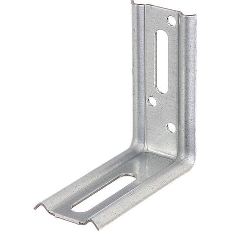 Équerre réglable 90°– Galvanisée Sendzimir – 70 x 70 x 30 mm –Set de 50 pièces – Marque Alberts (1/3)