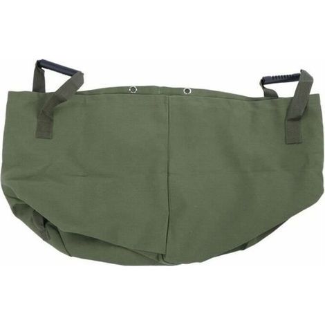 Reusable Multifunctional Outdoor Garden Trash Bag, Large Capacity Canvas Garden Lawn Leaf Waste Bag, Outdoor (1/4)