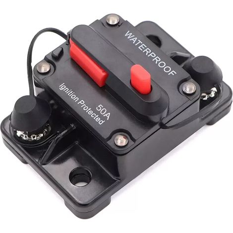 Porte-fusible automatique 50 A pour disjoncteur automobile 12 V-48 V