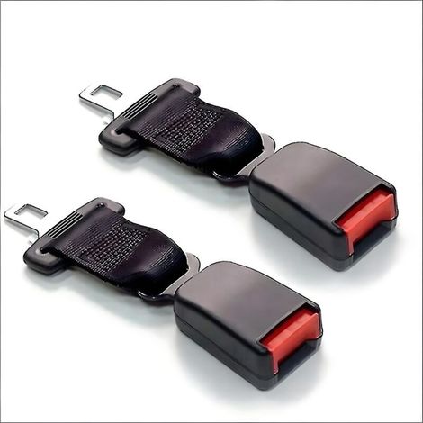 Rallonge de ceinture de sécurité, extension de ceinture de sécurité auto, boucle de ceinture de sécurité (Thsinde) 23 cm