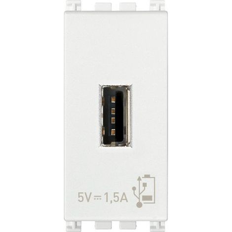 19292.B Unité d'alimentation USB 5V 1,5A 1M Blanc Arkè