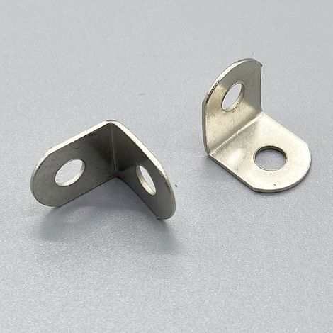 Connecteurs de quincaillerie pour meubles et décoration, plaque de pression pour panneau arrière de cadre photo, protection d'angle en fer à angle droit de 90°, support de protection d'angle en forme  (1/5)