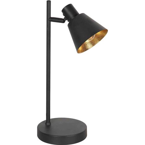 Mexlite - lámpara de mesa - Oeroe - negro - metal - lámpara de