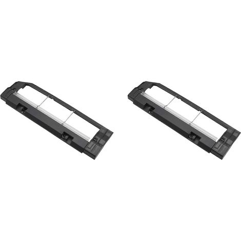 Pièces de rechange pour 2 couvercles de brosse à rouleau central compatibles avec les aspirateurs Roborock S5, S5 MAX, S6, S6 MAXV, S50 et S55. (1/5)
