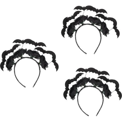 3pièces Bandeau Halloween Forme De Chauve- pour Costumes De Fête Accessoire Décoratif pour Célébrations Et Photos (1/5)