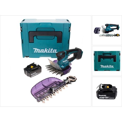 Makita DUM 604 M1XJ Akku Grasschere 18 V mit Gras- und Strauchscherblatt + 1x Akku 4,0 Ah + Makpac - ohne Ladegerät (1/5)