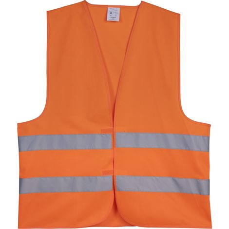 NEPPA Chaleco de trabajo de verano sin mangas Naranja fluorescente L/XL - 48/54 (1/2)