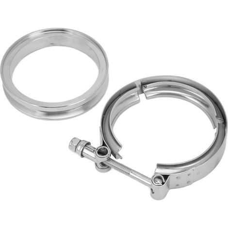 Kit de bride de serrage en V pour tuyau d'échappement de 4 pouces, compatible avec les modèles Turbo S200, S200-SXE, S300, S300-SXE, S200SX, S300, S257 et S366. (1/5)