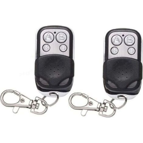 2 Piece 433.92MHz Garage Remote Control Duplicate Remote Control for 302 304 313 220 250 252, 4 Buttons TONCHEAN (1/4)