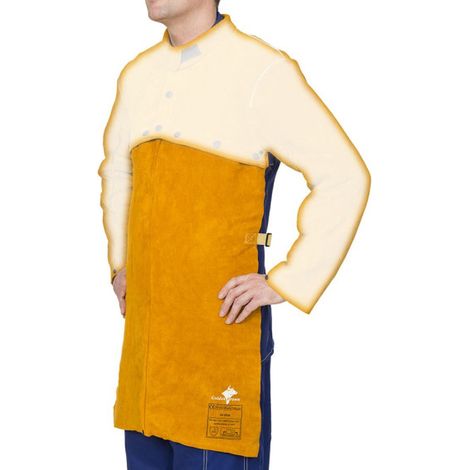 Mandil para trabajos de soldadura WELDAS Golden Brown                         71 x 56 cm
