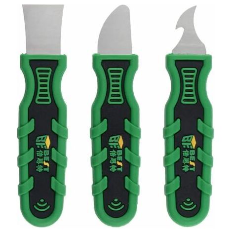 ALLIANDISBST-138/139/140 Spudger Set Téléphone Tablette Indiscrets Grattoirs Colle Remover pour iPhone iPad,3pcs (1/5)