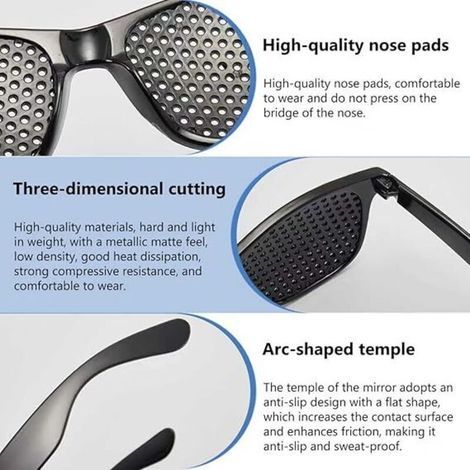 2pcs lunettes réglage pour l'entraînement concentration des yeux,Monture légère et confortable,Pour un usage quotidien et la détente (1/3)