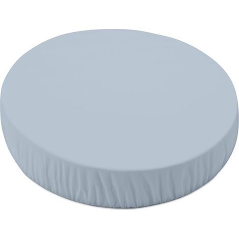 Waldin Sábana Bajera Jersey Cuna Ovalada 7 en 1, 73 x 73 cm, Azul