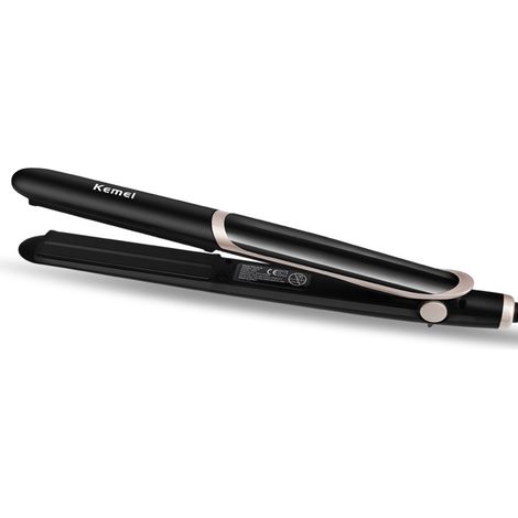 Lisseur BaByliss Smooth Finish 230 ST250E avec températures numériques et plaques Titane Céramique Noir (1/2)